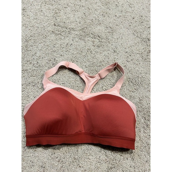 BROOKS 38DD 350073 Dare Racerback DriLayer Sports Bra ORANGE Gym Running V23 - Picture 1 of 3